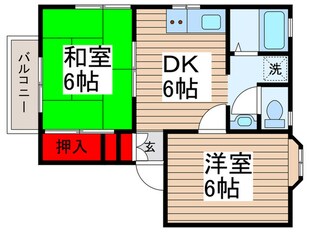 リファインハイツの物件間取画像